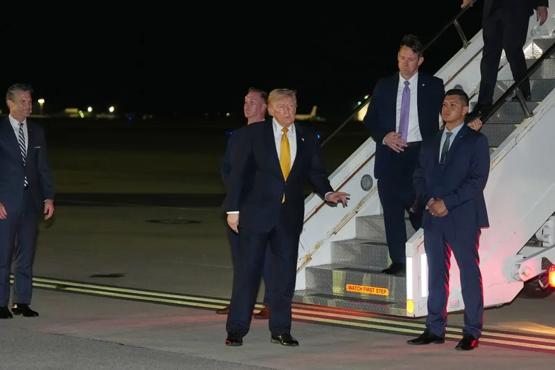 Trump secretly swapped planes from Air Force One to small jet via a catering truck to dodge Iran assassination threat