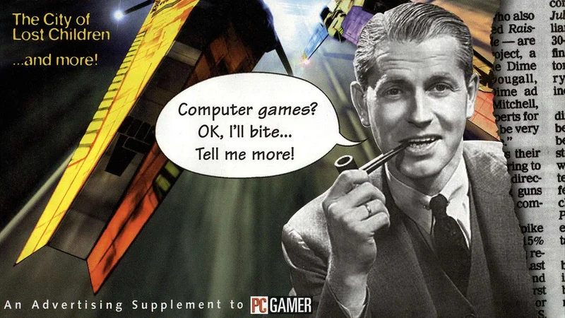 In happier times, Sony was courting PC gamers with lavish magazine ads for its 'most popular CD-ROM titles'