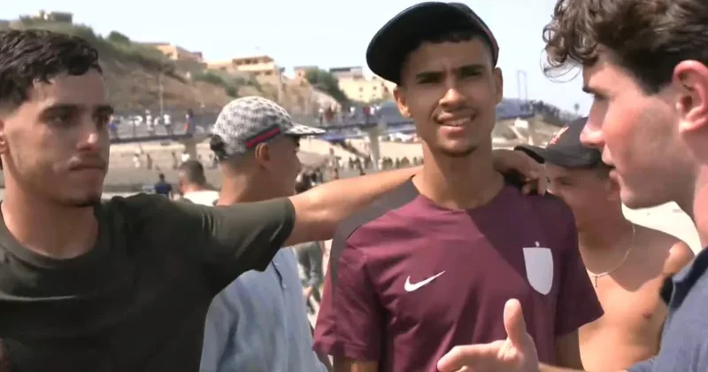 Why did a wave of migrants cross from Morocco into Spain's Ceuta territory?