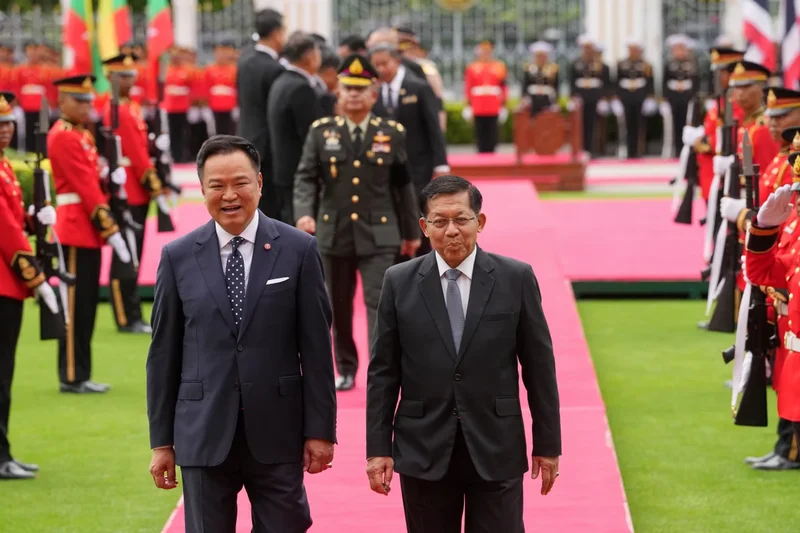 Thailand’s grand welcome for visiting Myanmar leader sparks condemnation
