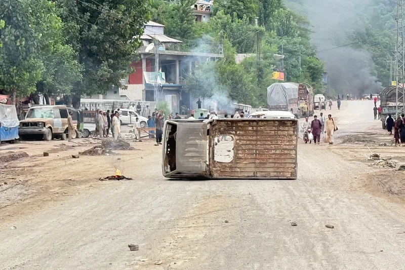 Protest group in Pakistan-administered Kashmir rejects claims of Indian meddling