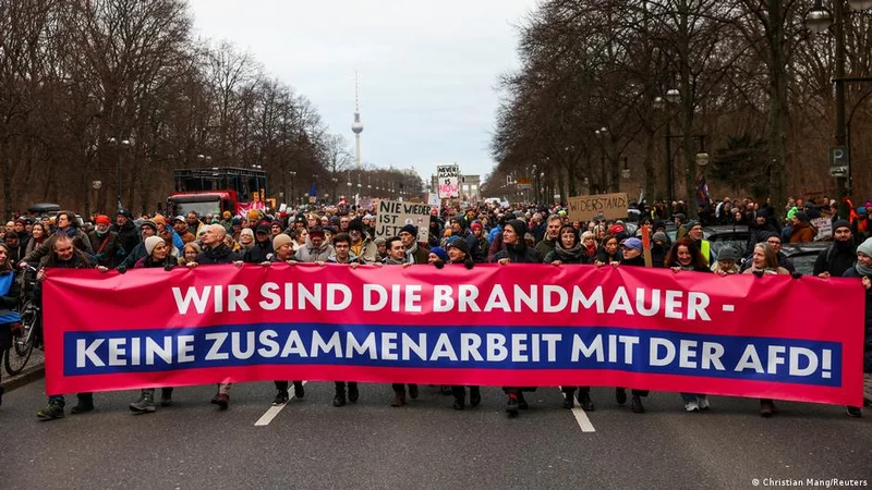 What is the 'political firewall' against Germany's far-right AfD?
