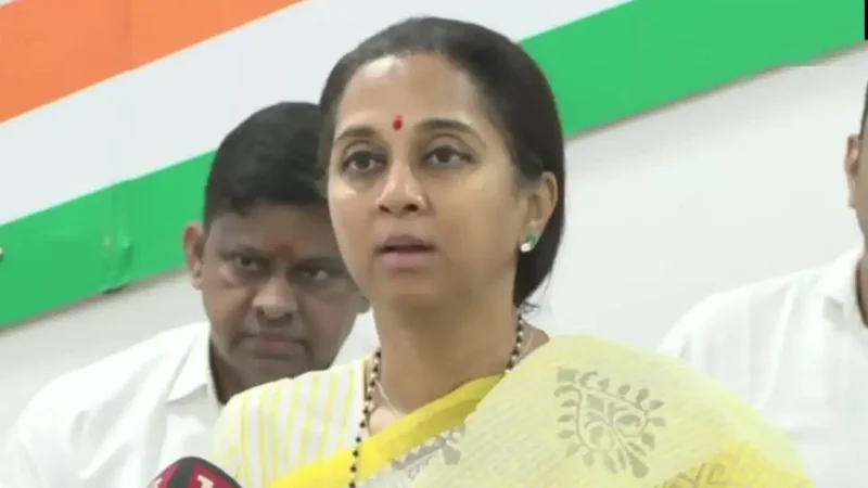Supriya Sule opposes FCRA Bill, urges Centre to withdraw it or send it to JPC