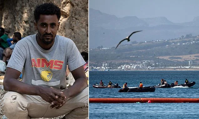 'I'm determined to get to mainland Europe and, if I fail, I'll die here trying': Special dispatch from IAN GALLAGHER in Ceuta