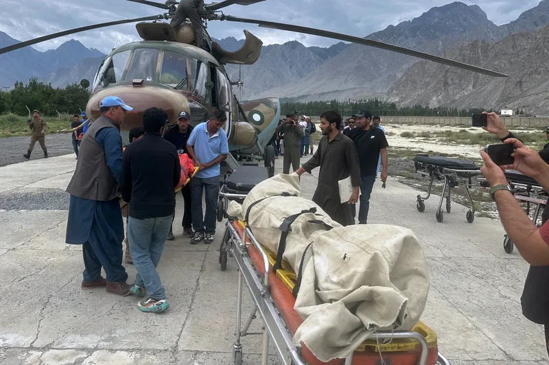 Pakistan army helicopters airlift bodies of famed climber Purja and 4 others killed in avalanche