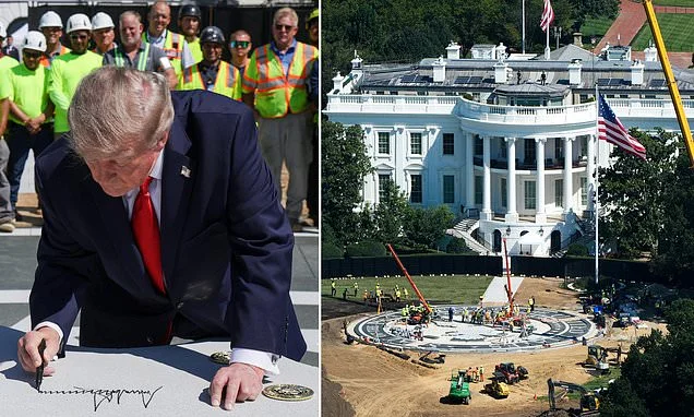 Trump shows off spectacular new multimillion-dollar helipad at White House