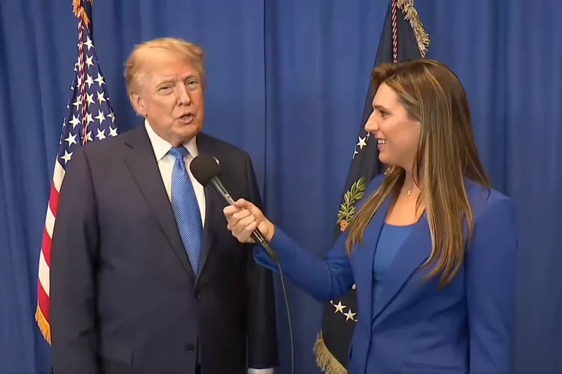 Trump propositions Fox News reporter over Karoline Leavitt’s sudden job opening: ‘How about you?’
