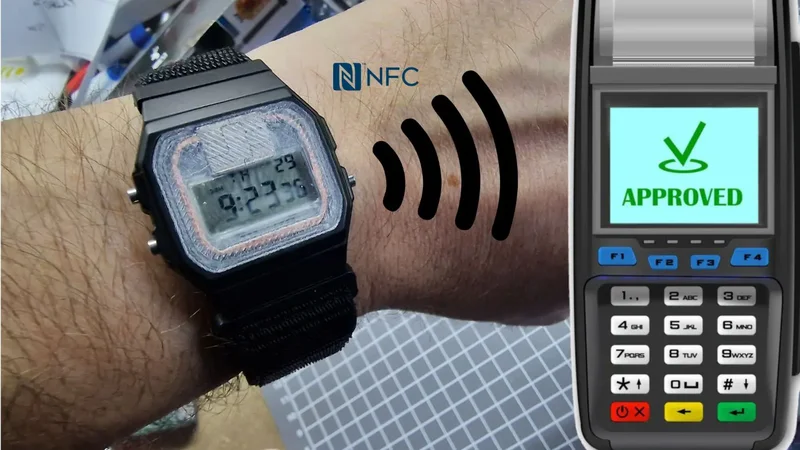 Turning My CASIO F-91W Into a Contactless Payment Device