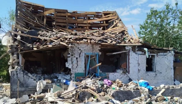 Enemies strike village in Kharkiv region with guided aerial bombs, two people wounded
