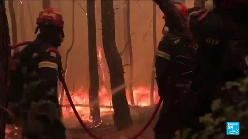 Greece: Blazes continue to spread across the country
