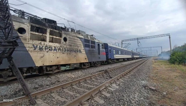 Russian forces strike passenger train in Odesa region for second time