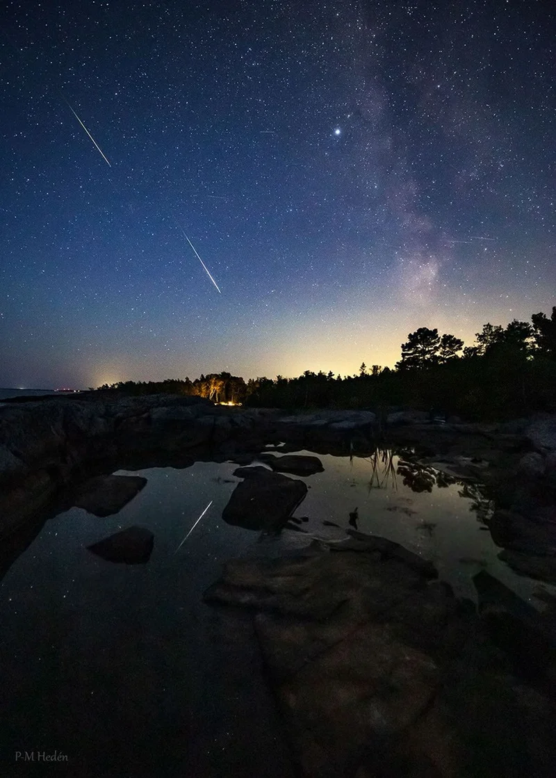 APOD: 2026 August 15 – Bright Perseids from Sweden