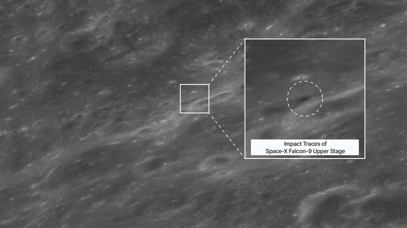 One lucky orbiter caught the SpaceX rocket crash site on moon