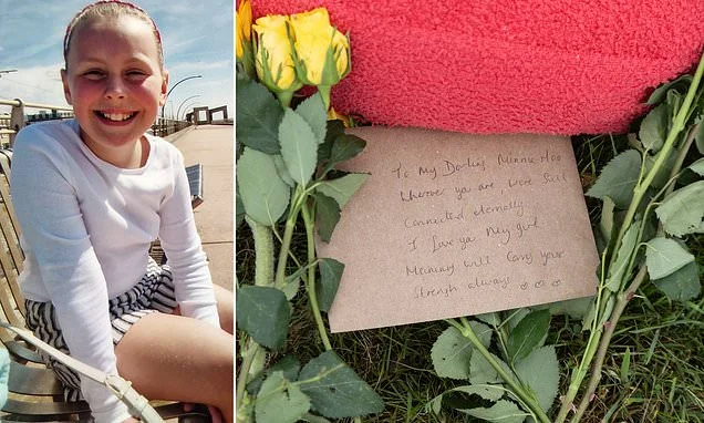 Mother of 'murdered' nine-year-old girl leaves heartbreaking tribute saying she will be 'eternally connected' to her daughter as father is charged with her killing