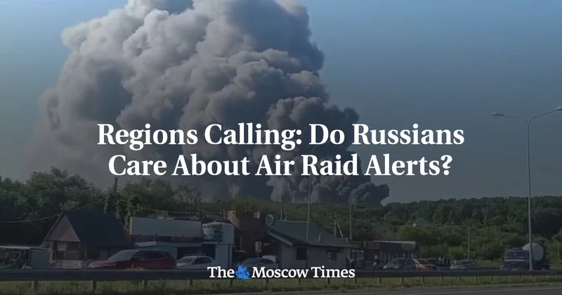 Regions Calling: Do Russians Care About Air Raid Alerts?