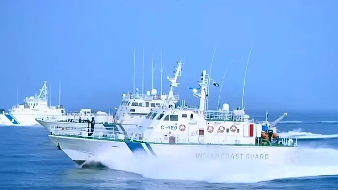 Indian Coast Guard launches search and rescue operation after cargo vessel sinks in Bay of Bengal