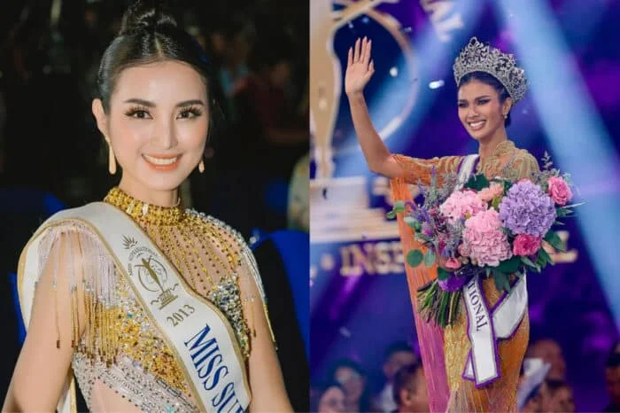 Mutya Datul celebrates Katrina Llegado's Miss Supranational victory