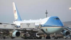 Members of Trump's cabinet remained on decoy plane, after Trump's quiet exit