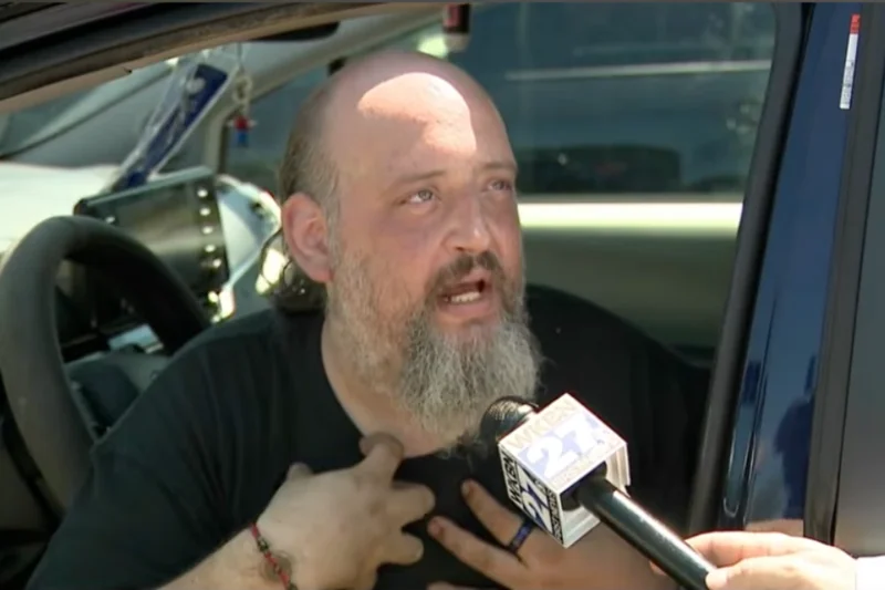 Boy, 11, who was rescued from cage during house fire had locked himself in, father insists