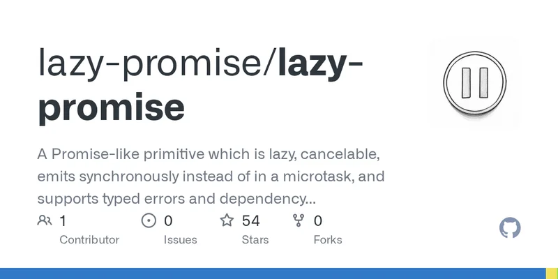 What do you think of LazyPromise as a lightweight alternative to Effect?