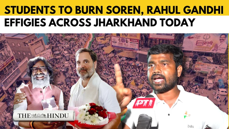 Watch: Jharkhand students seek Soren’s resignation, ask Rahul Gandhi to withdraw support from JMM govt