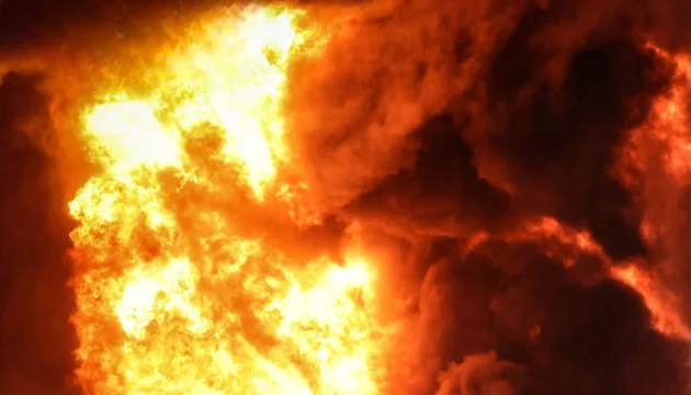 Russian drone attack leaves publishing warehouse on fire in Kharkiv, one injured