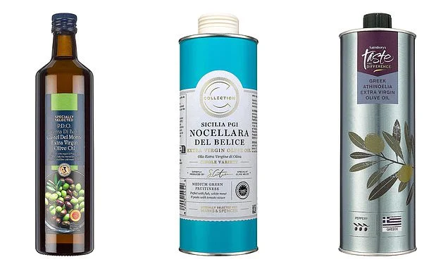 Is posh olive oil really worth your money? Which? experts put 14 popular extra virgin varieties to the test - from a £5.49 Lidl bottle to a £13 Waitrose splurge