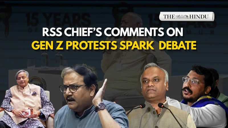 Opposition corners BJP over Bhagwat’s remarks on Gen Z protests