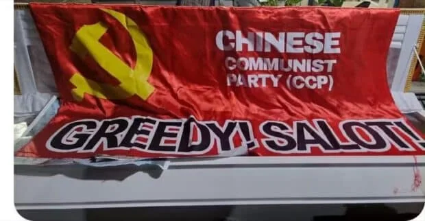 Chinese Embassy seeks probe into anti-China casket display