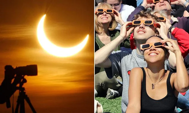 Sky watchers rush out to buy solar eclipse glasses in time for phenomenon as high street retailers sell out