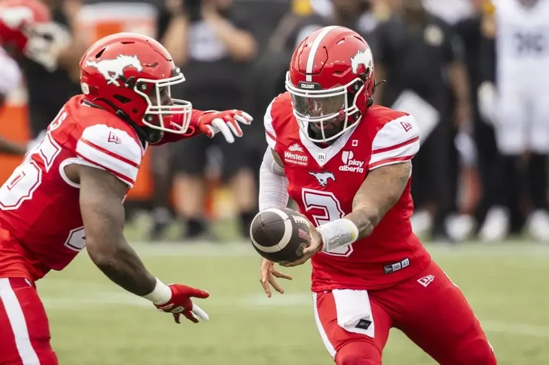 Adams Jr. leads Stampeders past Tiger-Cats 44-20