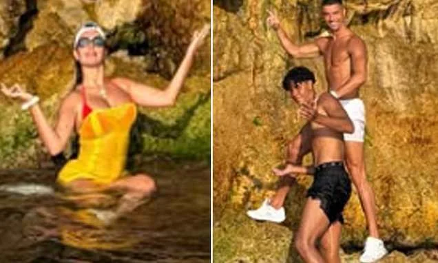 Georgina Rodriguez reflects on being a mum to Cristiano Ronaldo's son as she shares 'fairytale' snaps from 'special' holiday 'a week before their wedding'