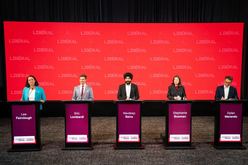 Ontario Liberal leadership candidates argue value of having a seat in legislature in first debate