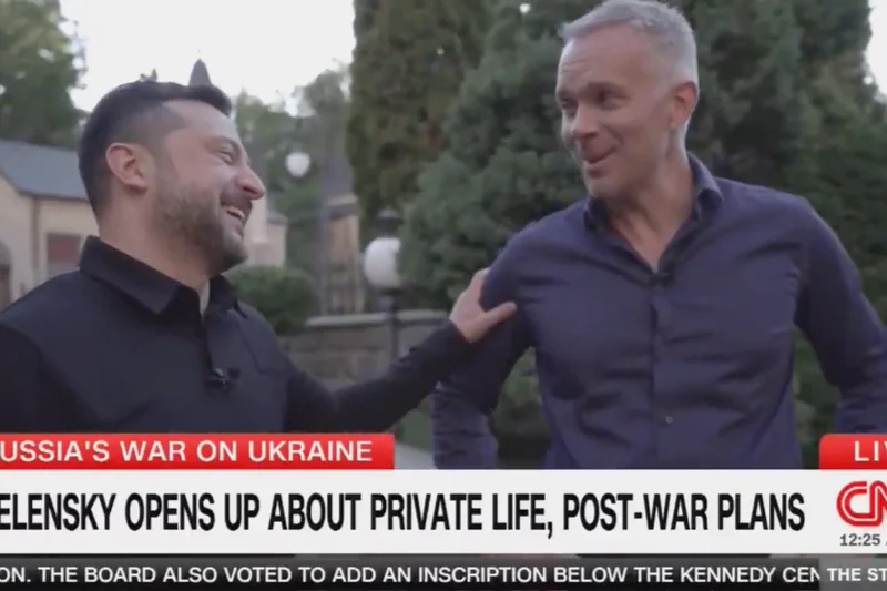 CNN reporter makes Zelensky burst out laughing with final question