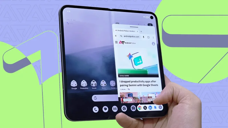 Android is getting a clever new multitasking trick for foldables