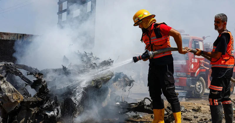 Israeli airstrikes in Gaza kill two people, including a 4-year-old boy, medics say