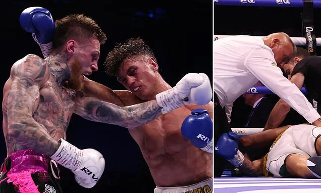 Boxer in 'critical but stable' condition after being rushed to hospital following sickening knockout as promoter Frank Warren issues statement