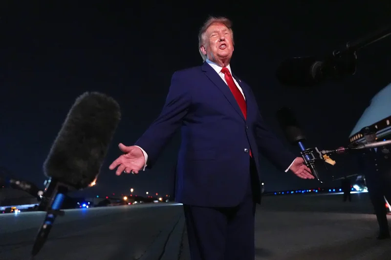 Trump blames the military for the Air Force One subterfuge and claims he wasn’t really scared. ‘I get a lot of threats’