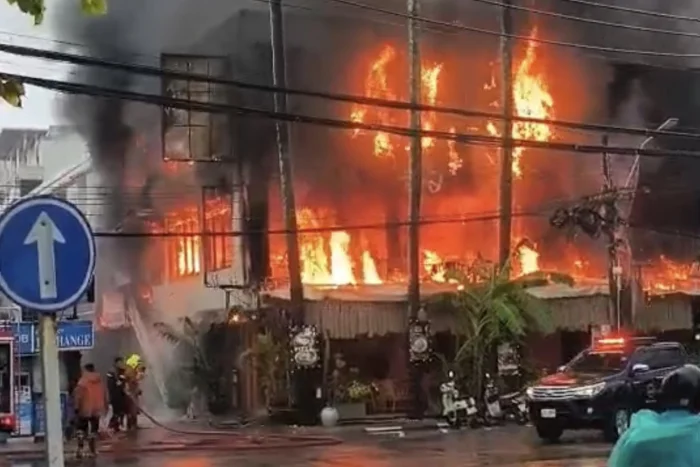Fire destroys restaurant, spa in Phuket