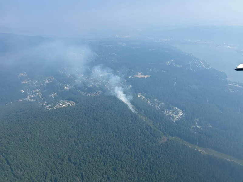 Belcarra Park wildfire latest: 35 homes in Anmore on evacuation alert