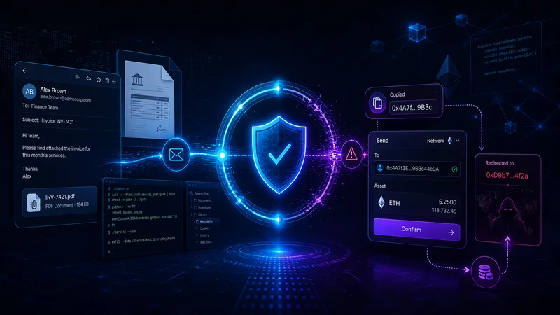 Real emails, hijacked payments: Two H1 2026 attack chains