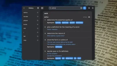 Wordbook is a modern offline dictionary for GNOME