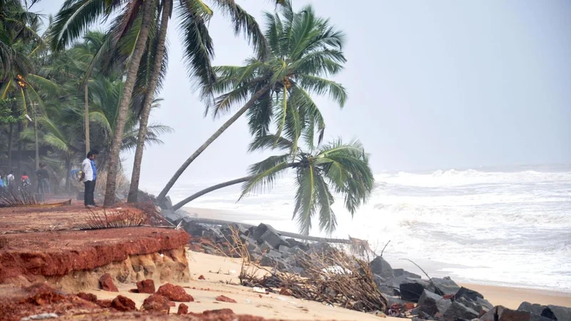 Coastal erosion washed away road, threatens hundreds of homes in Kasaragod