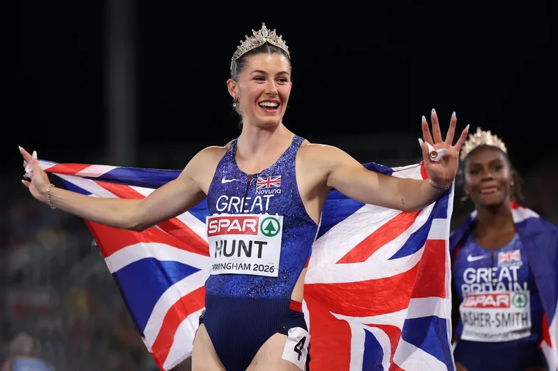 ‘Dreams do come true’: Amy Hunt makes history with fourth gold at European Athletics Championships