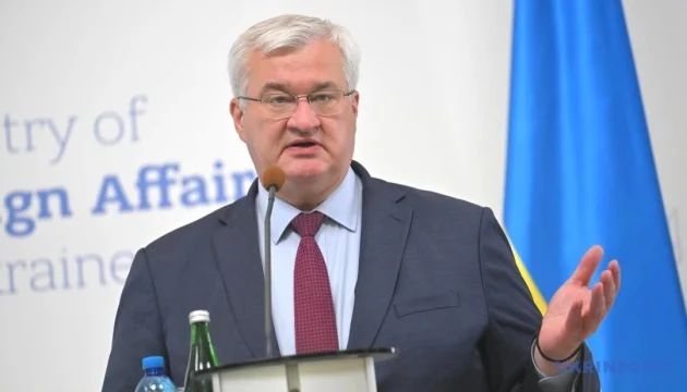 Sybiha condemns Putin's visit to Etorofu, expresses Ukraine's solidarity with Japan