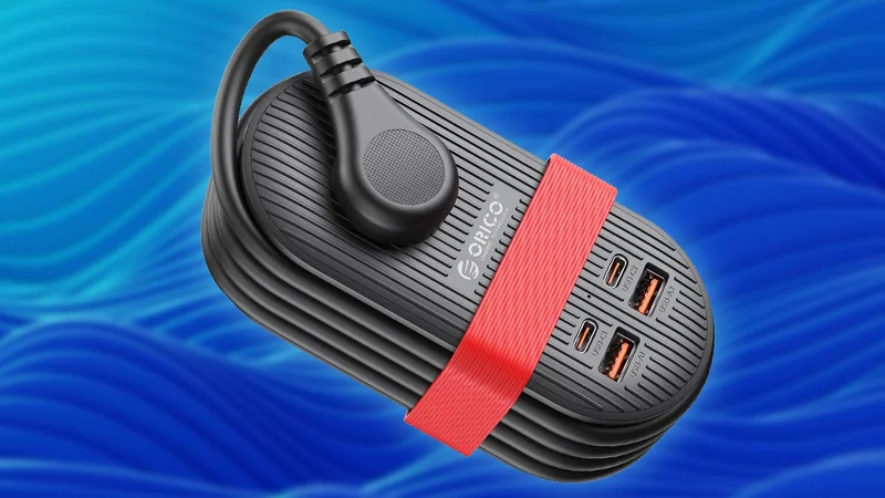 The Travel-Friendly Orico Power Strip With AC Outlets and 65W USB Ports Drops Below $20