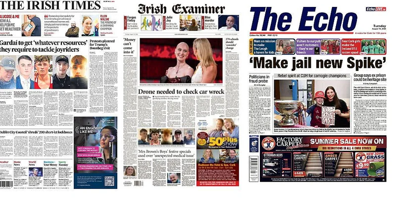 What the papers say: Tuesday's front pages