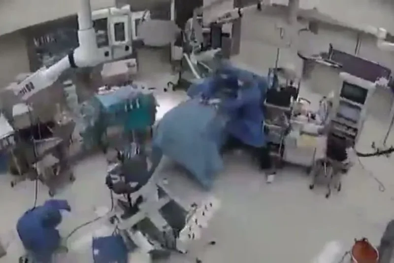 Surgeons risk lives to shield patients during Japan earthquake