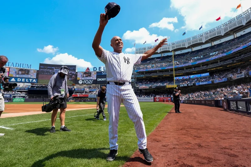 Mariano Rivera returns to Yankees Old-Timer’s Day after tearing Achilles tendon last year