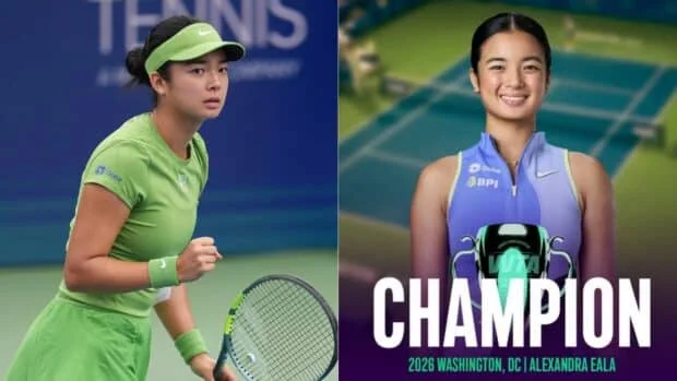 Alex Eala wins first WTA title, beating top seed Jess Pegula in DC Open